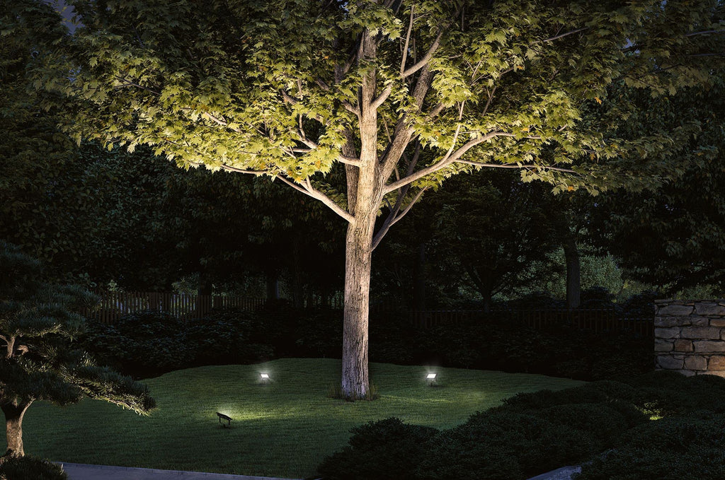 Paulmann 94575 Plug & Shine LED Außenleuchte Gartenstrahler Fluter IP65 Warmweiß incl. 1x15,5 Watt Schwarz Aluminium Spot 3000 K