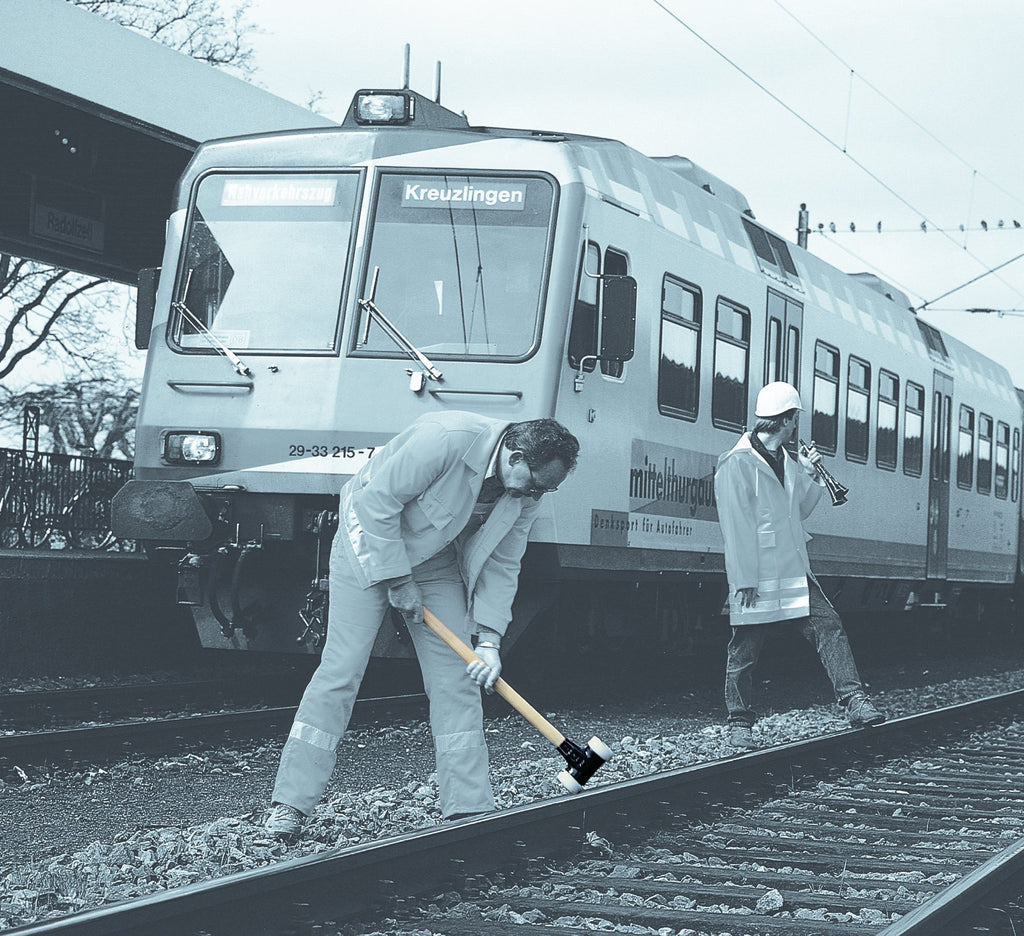 Wiha Safety Schonhammer / Hammer mit Härtegrad 8 - weiß, weiß / Kunststoffhammer rund, Gewicht 640 g, Länge 325 mm, Ø 40 mm