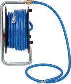 Brennenstuhl Druckluftschlauchtrommel Anti Twist (18,5m Schlauch + 1,5m Verbindungsschlauch, mit Metall-Einhand-Schnellkupplungen und Wandhalterung, Made in Germany)