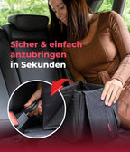HerzensKind Auto Organizer - die praktische Faltbox für den Rücksitz oder Kofferraum. Rücksitz Organizer zum Verstauen von Windeln Spielzeug etc. neben dem Kindersitz