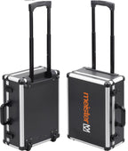 Meister Werkzeugtrolley 156-teilig - Werkzeug-Set-Mit Rollen- Teleskophandgriff/Profi Werkzeugkoffer befüllt/Werkzeugkiste fahrbar /Werkzeugbox komplett mit Werkzeug, Schwarz/Silber, 8971440