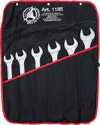 BGS Diy 1185 | Maul-Ringschlüssel-Satz | 6-tlg. | XXL | SW 34 - 50 mm | inkl. Tetron-Rolltasche