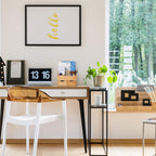 Relaxdays Schreibtisch Organizer Bambus, natur