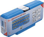 BGS 70099 | Steckschlüssel-Einsatz-Satz, E-Profil | Antrieb Innenvierkant 6,3 mm (1/4")/12,5 mm (1/2") | SW E4-E24 | 28-tlg.
