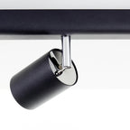 Lightbox Deckenlampe LED 6 flammig | Decken-Strahler mit schwenkbaren Spots | Lampe für Wohnzimmer, Küche oder Schlafzimmer (innen) | 6 x GU10 Fassung | aus Metall in Schwarz