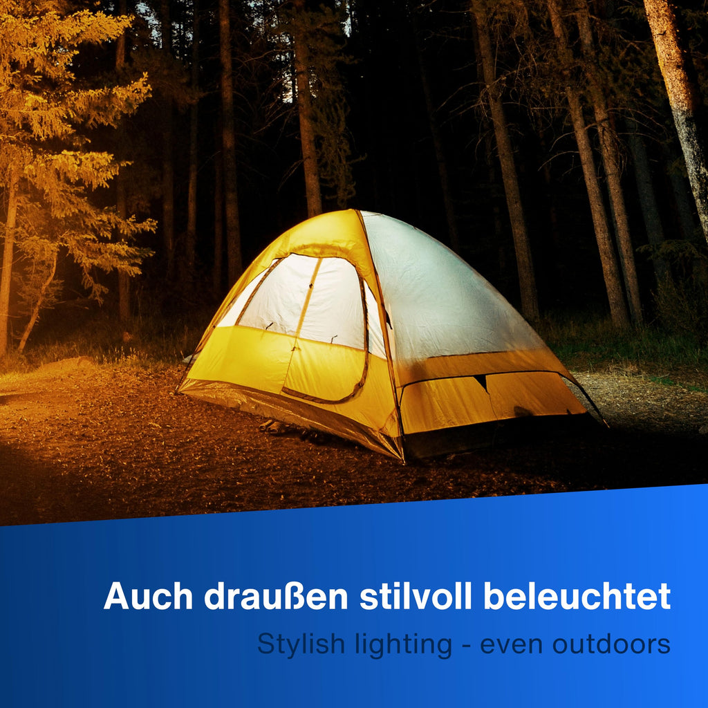 REV LED Wandlampe innen - Wandbeleuchtung mit Akku, 180lm, dimmbar, 360° drehbar, kabellose Leselampe - ideal für Flur, Schlaf- & Wohnzimmer, schwarz
