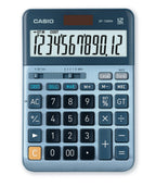 Casio Tischrechner DF-120EM, 12-stellig, Cost/Sell/Margin, Gesamtsummen-Speicher, Solar-/Batteriebetrieb, silber,