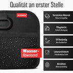 HELDENWERK Kofferraumtasche faltbar mit Anti-Rutsch-Klett - Kofferraum-Organizer, Auto Faltbox, Einkaufstasche - verstärkt und stabil