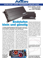 AXTON A1250 – ultra kompakter digitaler Mono Verstärker für Autos und Reisemobile, Mini 1-Kanal Bass Endstufe mit High-Level Eingang, Class-D Amp, 2 Ohm stabil, 1 x 150 Watt