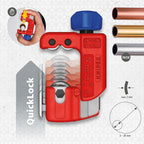 KNIPEX TubiX S Rohrabschneider 77 mm, 90 31 01