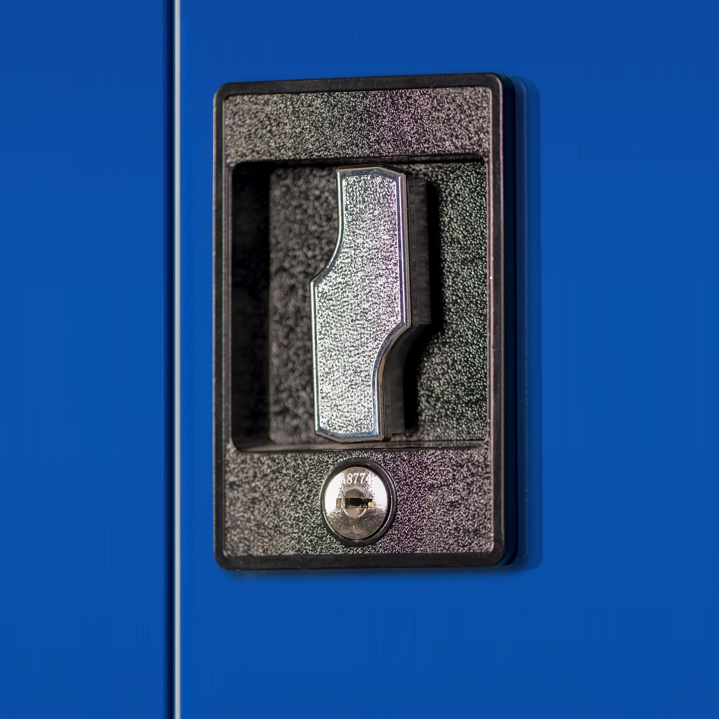 Jan Nowak by Domator24 Werkzeugschrank TC01A Werkstattschrank Garagenschrank Lochwand 4 Fachböden Flügeltüren Stahlblech 185 cm x 92 cm x 50 cm (blau)