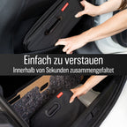 HELDENWERK Kofferraumtasche faltbar mit Anti-Rutsch-Klett - Kofferraum-Organizer, Auto Faltbox, Einkaufstasche - verstärkt und stabil