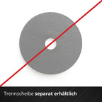 Einhell Professional Akku-Winkelschleifer AXXIO 18/125 Q Li-Solo Power X-Change (18 V, 700 W, 125 mm Scheiben-Ø, 33 mm Schnitttiefe, Brushless, Quick-Fix-Nut, ohne Trennscheibe, ohne Akku)