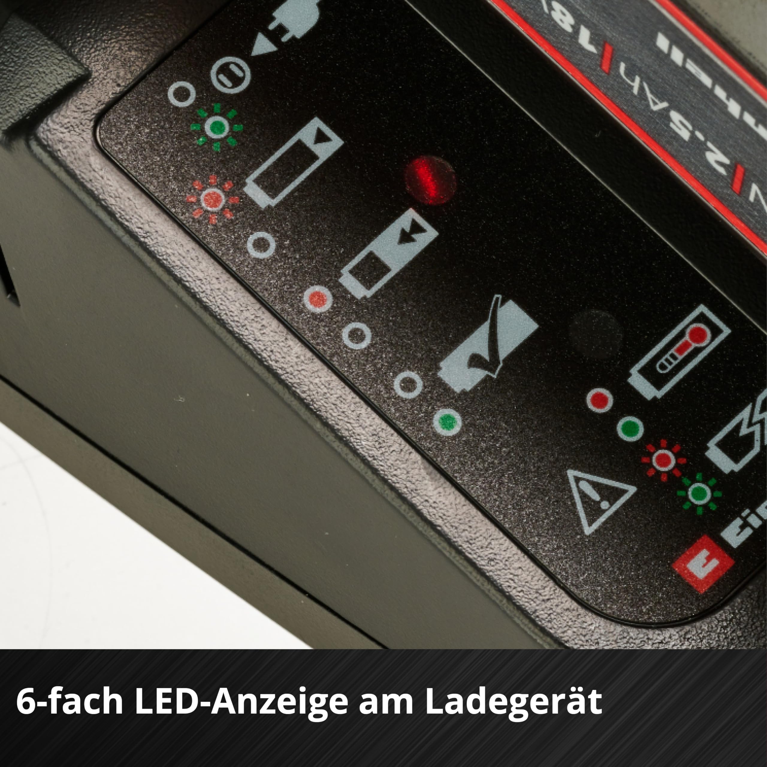 Original Einhell 4 Ah PLUS Power X-Change Starter Kit (1x 18 V 4 Ah PLUS Akku, 1x 3 A Ladegerät, 75 min Ladezeit, passend für alle Power X-Change Geräte)