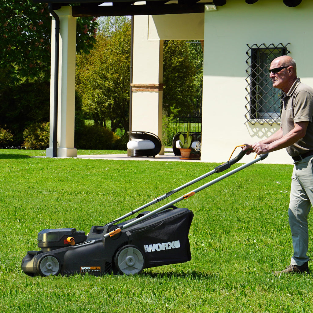 WORX WA3644 Original PowerShare Pro Akku 20V - 4,0 Ah Li-Ion, wiederaufladbar - mehr Sicherheit & längere Laufzeit - mit LED-Anzeige - Innovative Heatshield-Technologie - passend für alle WORX Geräte