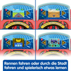 Vtech Abenteuer Lernlenkrad – Interaktives Lenkrad mit LCD-Farbbildschirm, 3 Spielmodi, zahlreichen Lerninhalten und 23 Melodien – Für Kinder von 3-7 Jahren