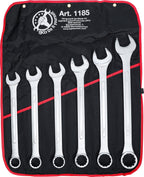 BGS Diy 1185 | Maul-Ringschlüssel-Satz | 6-tlg. | XXL | SW 34 - 50 mm | inkl. Tetron-Rolltasche
