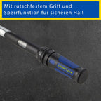 Goodyear Radwechselset, 6-teilig, Drehmomentschlüssel + Umschaltknarre + 3-tlg. Steckschlüsselsatz + Verlängerung, Box, Schwarz