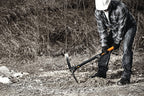 Fiskars Kreuzhacke IsoCore L für grobe Arbeiten auf harten, steinigen Böden, Länge: 91 cm, Gewicht: 3,4 kg, Schwarz/Orange, 1020166