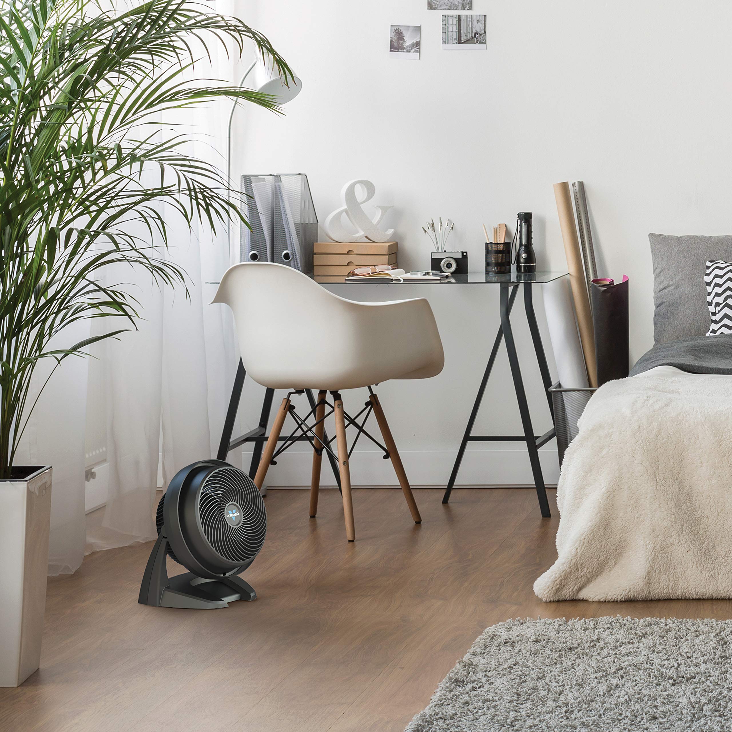 Vornado 630 | Leiser Ventilator mit Vortex Technologie | Für Räume bis 60 qm | Ab 45 dB | Geeignet für Schlafzimmer | 21 m Reichweite