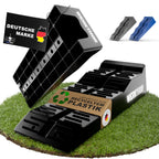 WERKTHOR Auffahrkeile für Wohnmobil - [2er Set] Hochbelastbare Auffahrkeile für maximalen Halt [<5t] - Auffahrkeile für Wohnwagen Wohnmobil & Anhänger - Keile für jeden Untergrund