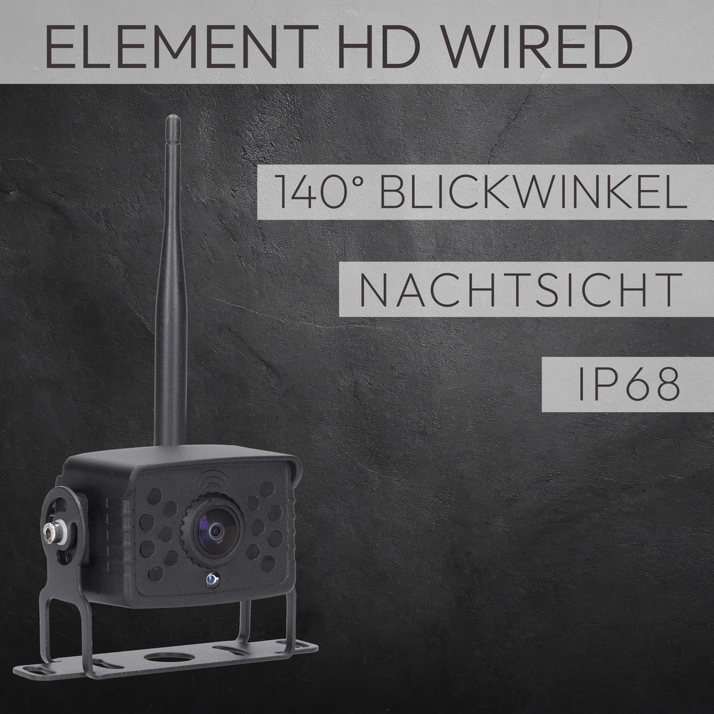 VSG24 Erweiterungs-Funk Rückfahrkamera Element HD Wired
