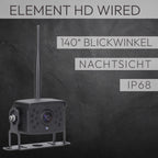 VSG24 Erweiterungs-Funk Rückfahrkamera Element HD Wired