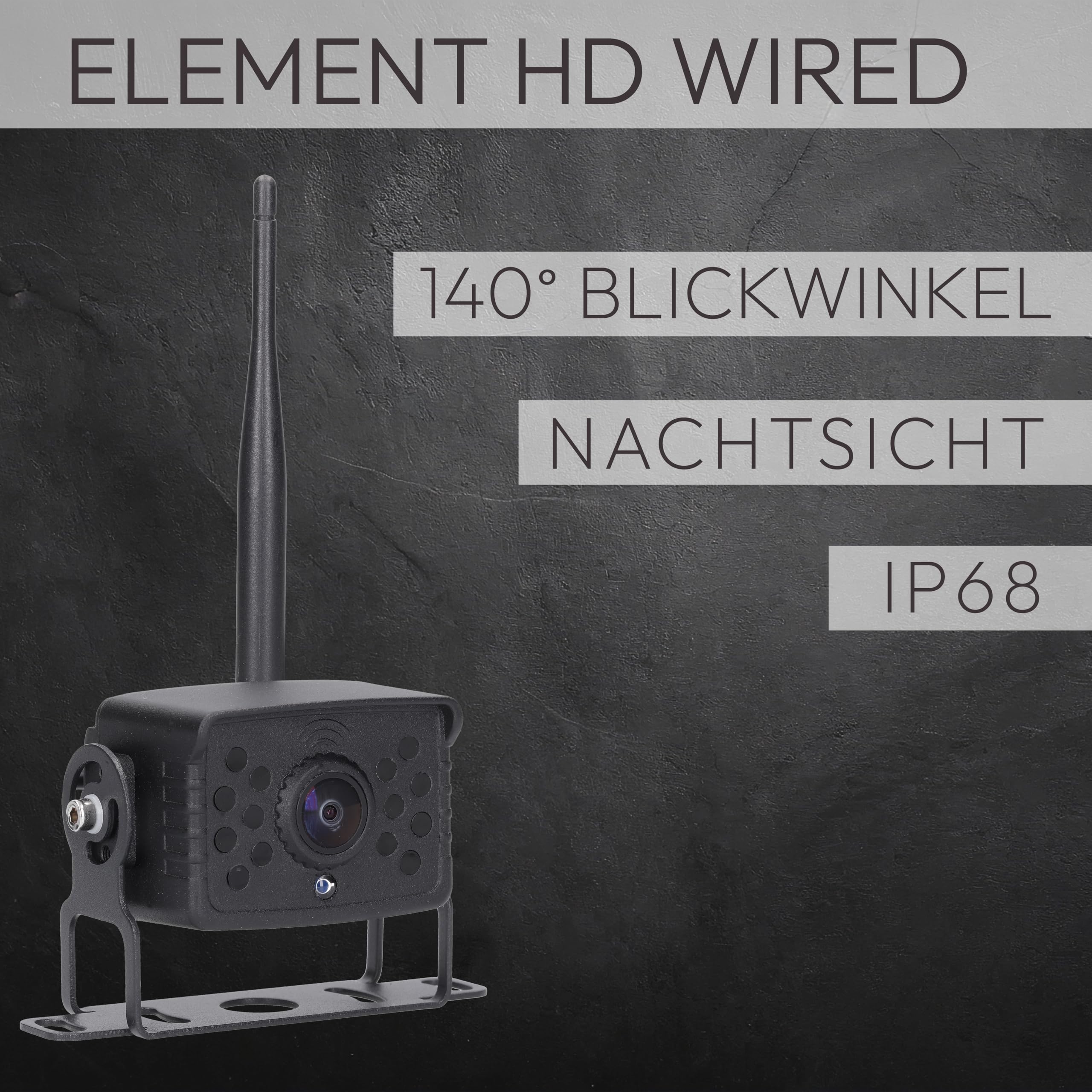 VSG24 Erweiterungs-Funk Rückfahrkamera Element HD Wired