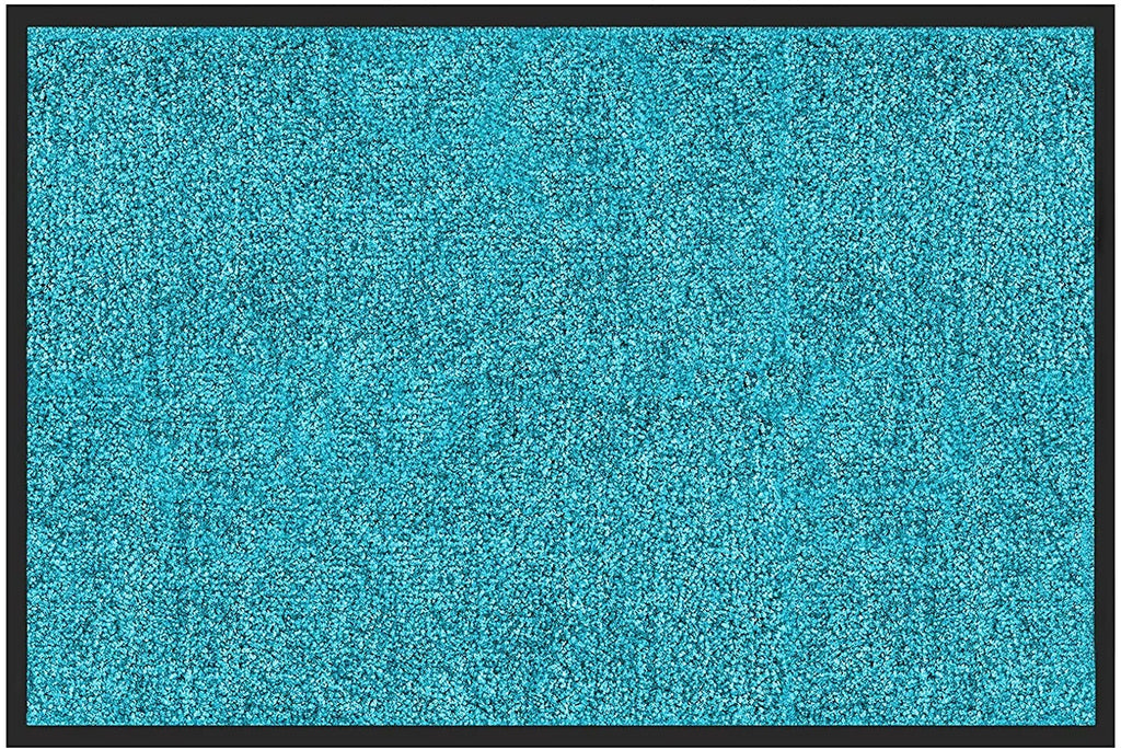 etm® Schmutzfangmatte - Fußmatte in vielen Größen - Türmatte Fußabstreifer für Haustür innen und außen (Türkis, 200x400 cm)