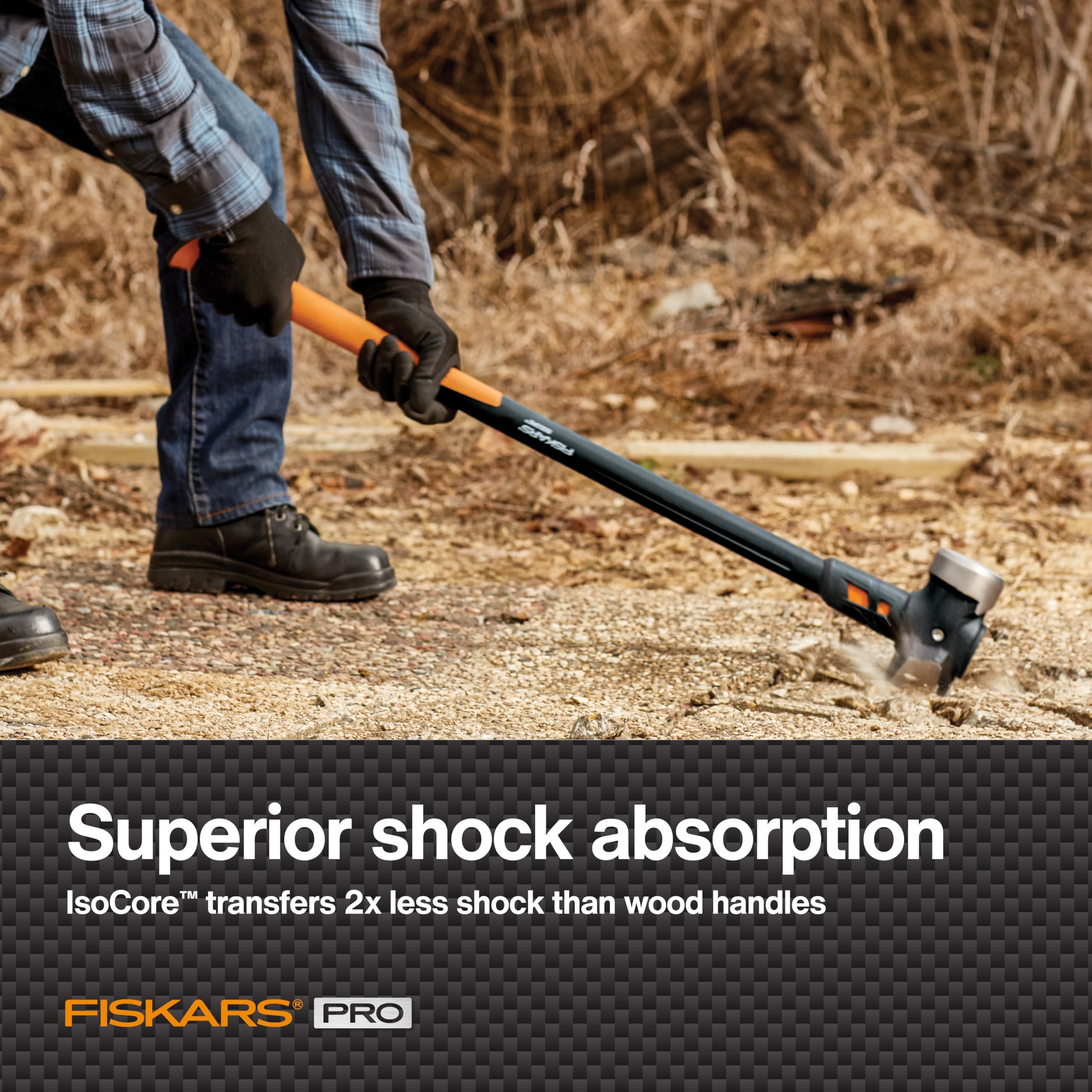 Fiskars 750610–1001 ISOCORE 8 LB Vorschlaghammer, 91,4 cm, 750620-1001