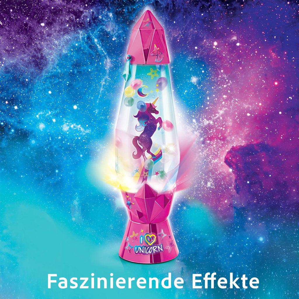 Canal Toys – Style 4 Ever – DIY Lava-Lampe zum Selbermachen – Dekoriere mit Stickern, Perlen & Farbstoff – Farbwechsel-LED & Wirbel-Effekt – Kreatives Deko-Set für Kids ab 6 Jahren – OFG 180