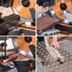 Evolution Power Tools R255TCT zaagblad met 28 tanden en met een uiteinde van carbide voor meerdere materialen - zaagt hout, metaal, kunststof en meer, 255 mm