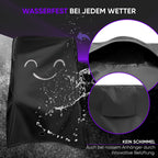 Isibell Abdeckung für Fahrradanhänger - Abschließbar - Universell - Reflektierend - 2 Sitzer - fahrradanhänger abdeckung zubehör