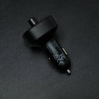 LENCENT Bluetooth FM Transmitter Auto, Musik Adapter für Auto Radio, KFZ Bluetooth Zigarettenanzünder Freisprechanlage, 2 USB Ports, Unterstützt SD-Karte USB-Sticks