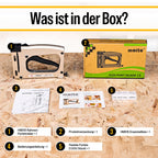 meite Hand-Punktetreiber HM515 mit 1000 Punkten – Manuelles Bilderrahmenwerkzeug, Leichter Punktetreiber für Bilderrahmen, Handtacker/Nagler für Bilderrahmen und Kunstwerke