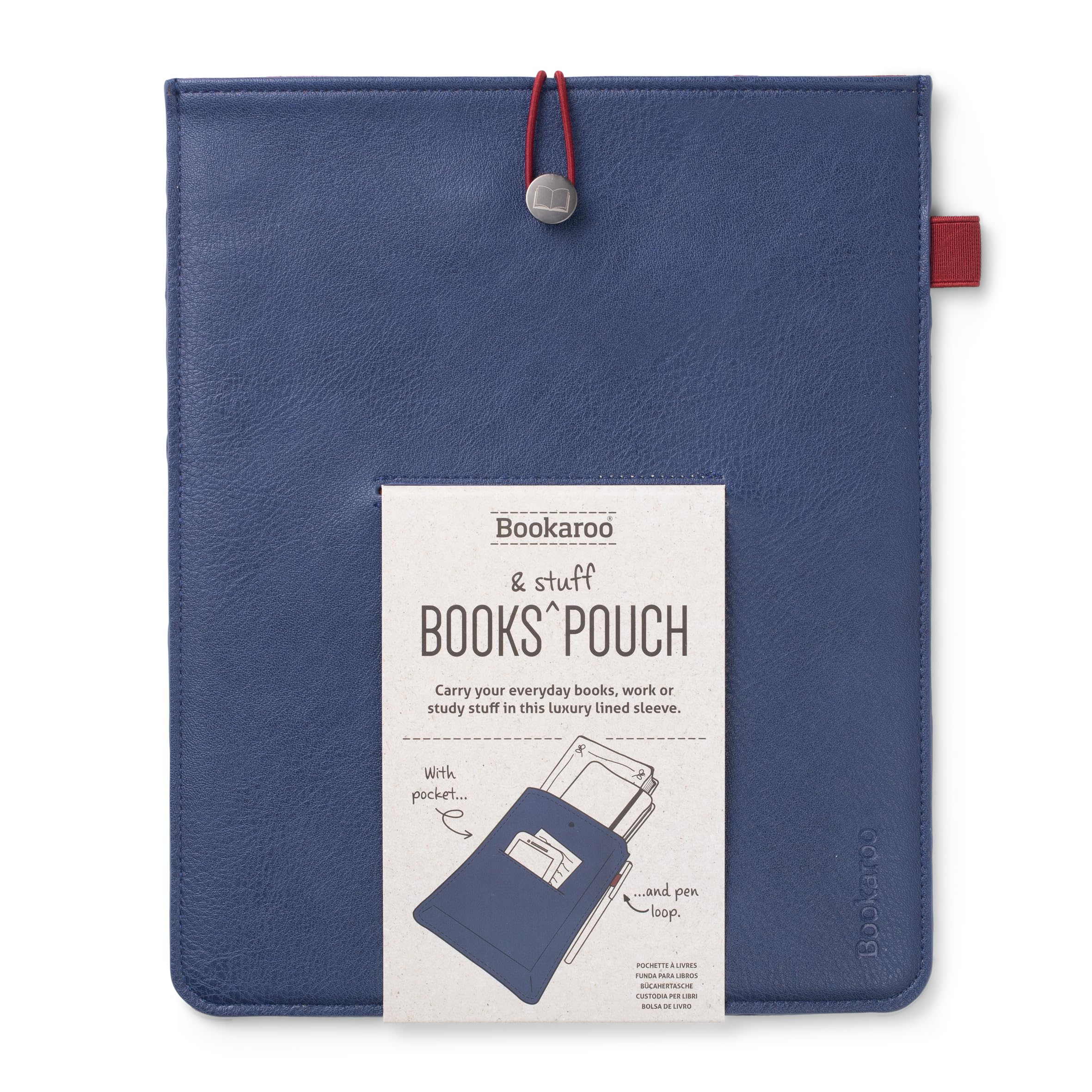 Bookaroo Books & Stuff Pouch - Navy
