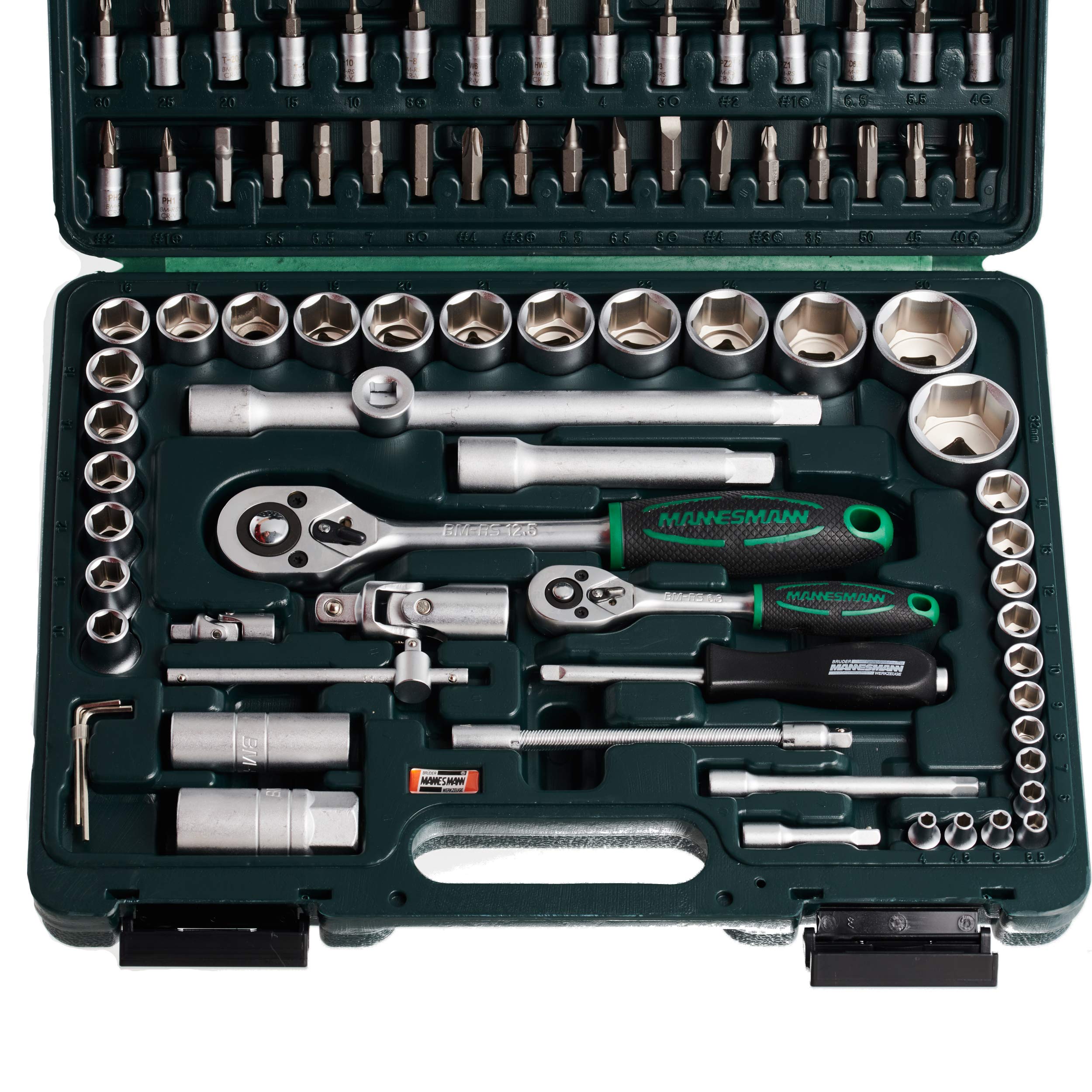 Mannesmann Allround M98410 Steckschlüsselsatz 94 tlg., 37,5 x 29 x 7 cm