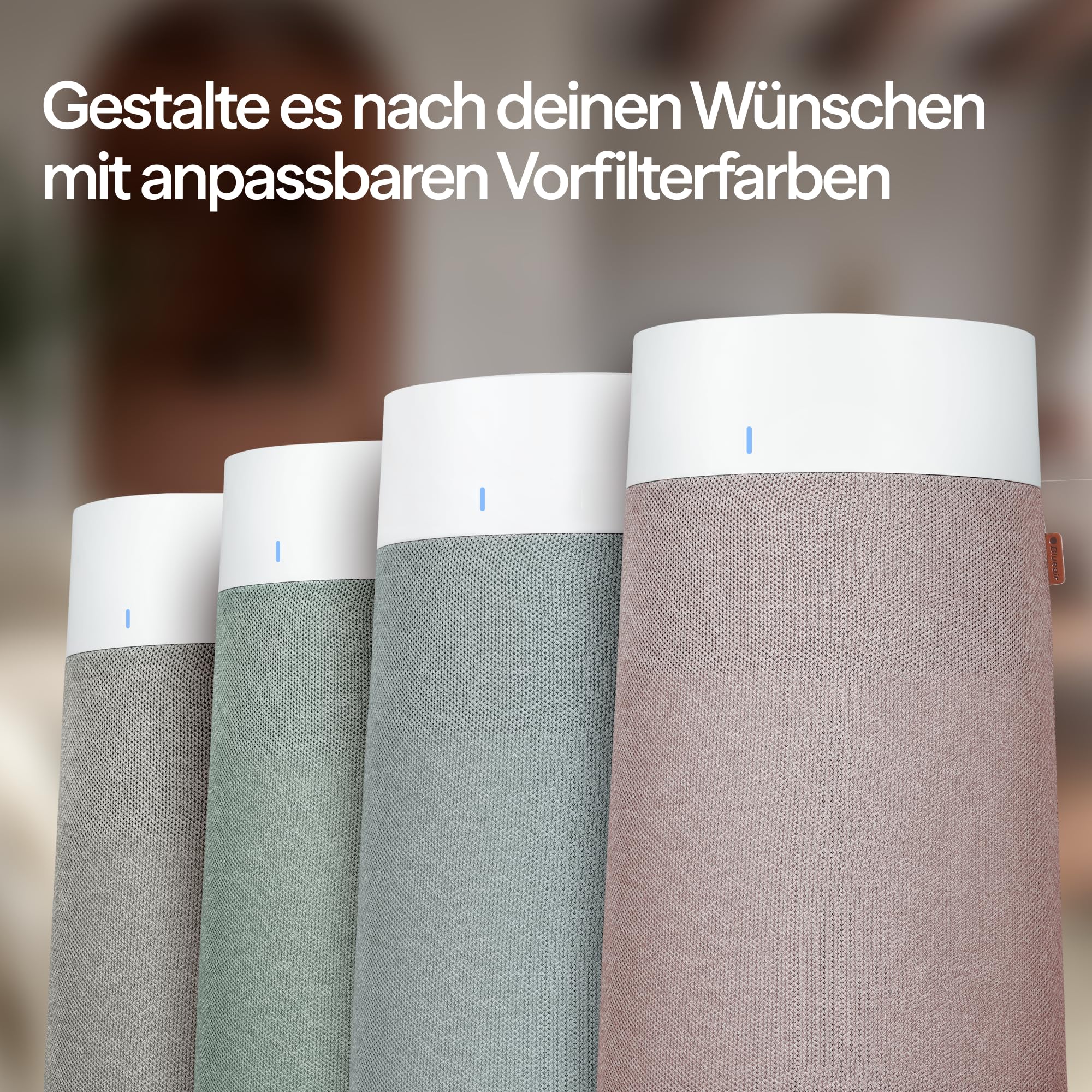 BLUEAIR Blue Pure 3350i Max Luftreiniger für Räume bis 86 m² – Smart, leise, mit HEPASilent-Technologie – entfernt Allergene, Tierhaare, Rauch, Staub und Schimmel – ideal für Zuhause & Haustiere