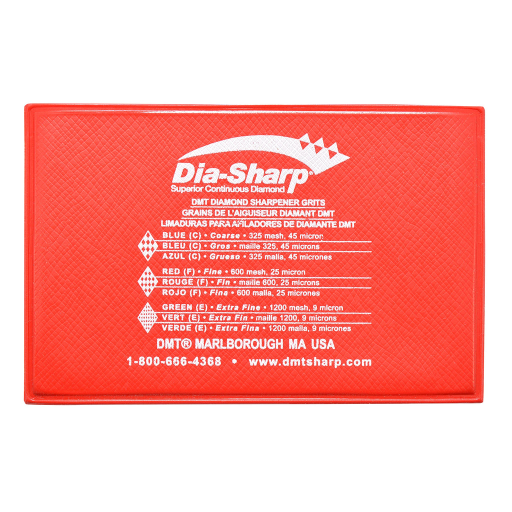 DMT Dia-Sharp® Diamant Taschenschleifstein im Kreditkartenformat Set Grob, Fein & Extrafein, Kompakter Wetzstein für Messer und Werkzeuge, Made in USA, D3EFC