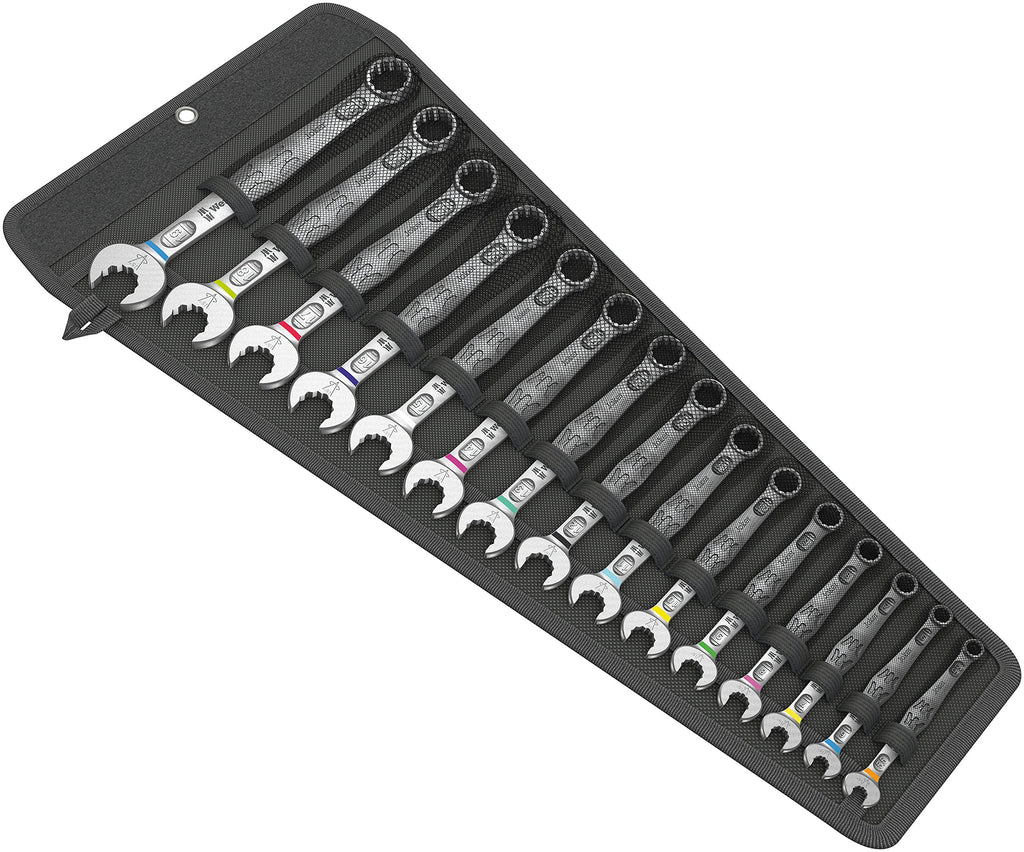 Wera 05020302001 6003 Joker 15 Set 1, Ringmaulschlüssel-Satz, metrisch, 15-teilig