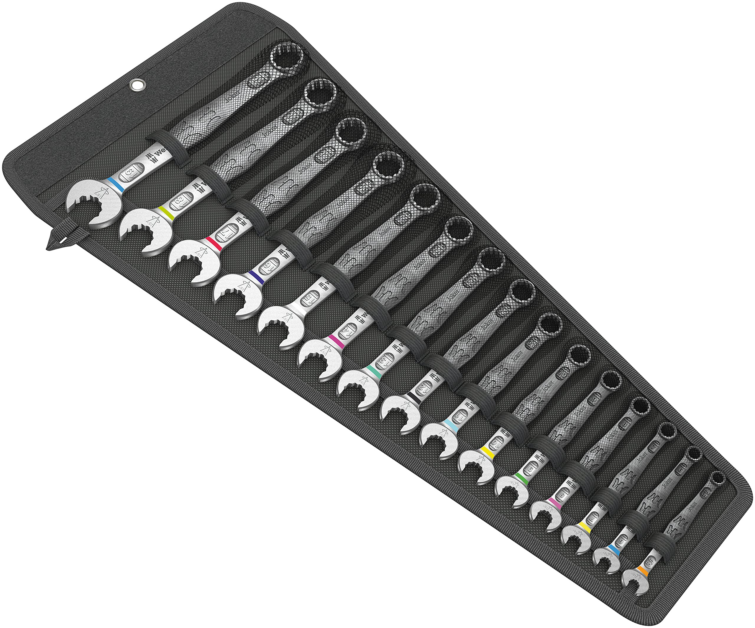 Wera 05020302001 6003 Joker 15 Set 1, Ringmaulschlüssel-Satz, metrisch, 15-teilig