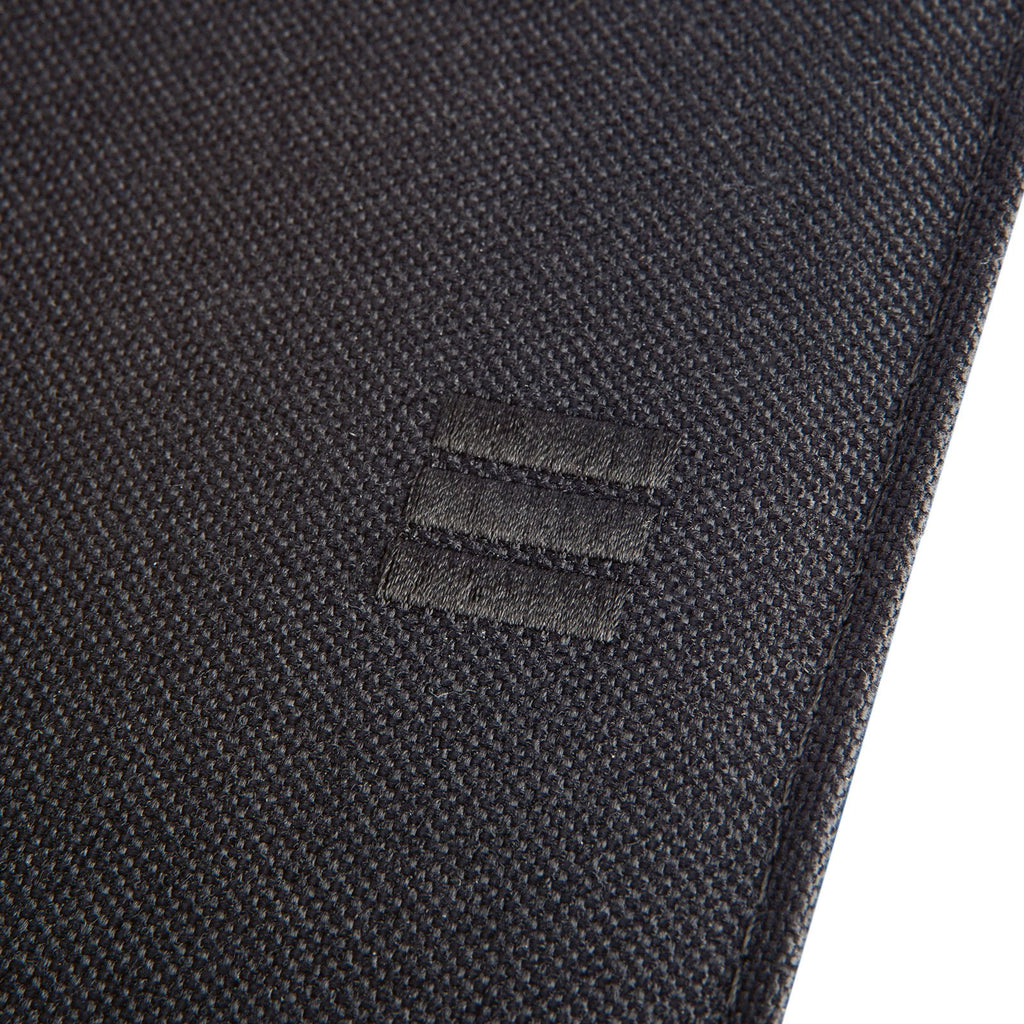 Finocam - A4 Dokumentenmappe SERIE 00- Schwarz | Dokumentenmappe aus Polyester | Dokumentenmappe mit Reißverschluss - Stifthalter und Innentasche für Tablet | Mit Notizblock