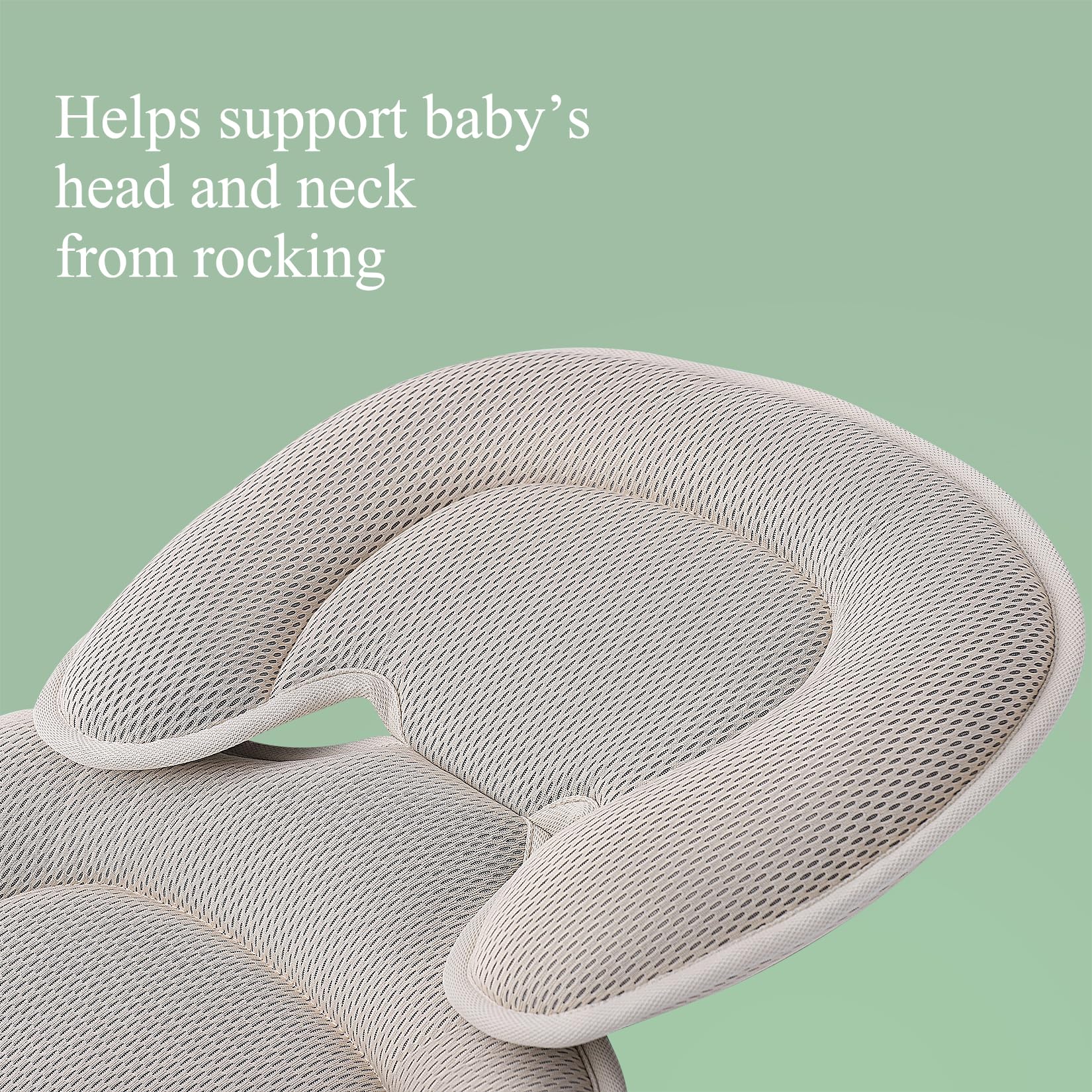 Innokids Säuglings Autositz Einsatz, Neugeborener Kopf-Stützkissen und Körper-Stützkissen für Babys Anzug für Baby-Autositze und Kinderwagen (Beige)