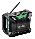 metabo Akku-Baustellenradio R 12-18 DAB+ BT – 600778850 – Robustes Radio mit digitalem DAB+ Empfang, Bluetooth und hoher Klangqualität – Inklusive Netzkabel – Ohne Akku