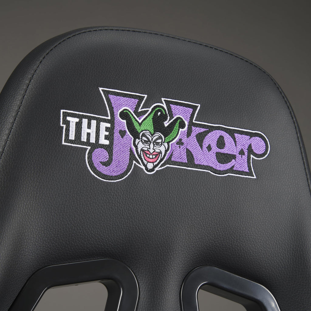 SUBSONIC Joker - Gaming Stuhl oder Bürostuhl, Gamer Sessel für Erwachsene, Bequeme Sitzfläche, integrierte Kopfstütze, Armlehnen und Höhe verstellbar, ergonomische Rückenlehne - Schwarz.