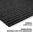 etm Sicherheitsmatte gegen Glätte - Outdoor Teppich mit Rutschfester Granulat Beschichtung - Antirutschmatte für Außenbereich - 120 cm Breite und viele Farben und Längen (1,5 m, anthrazit)