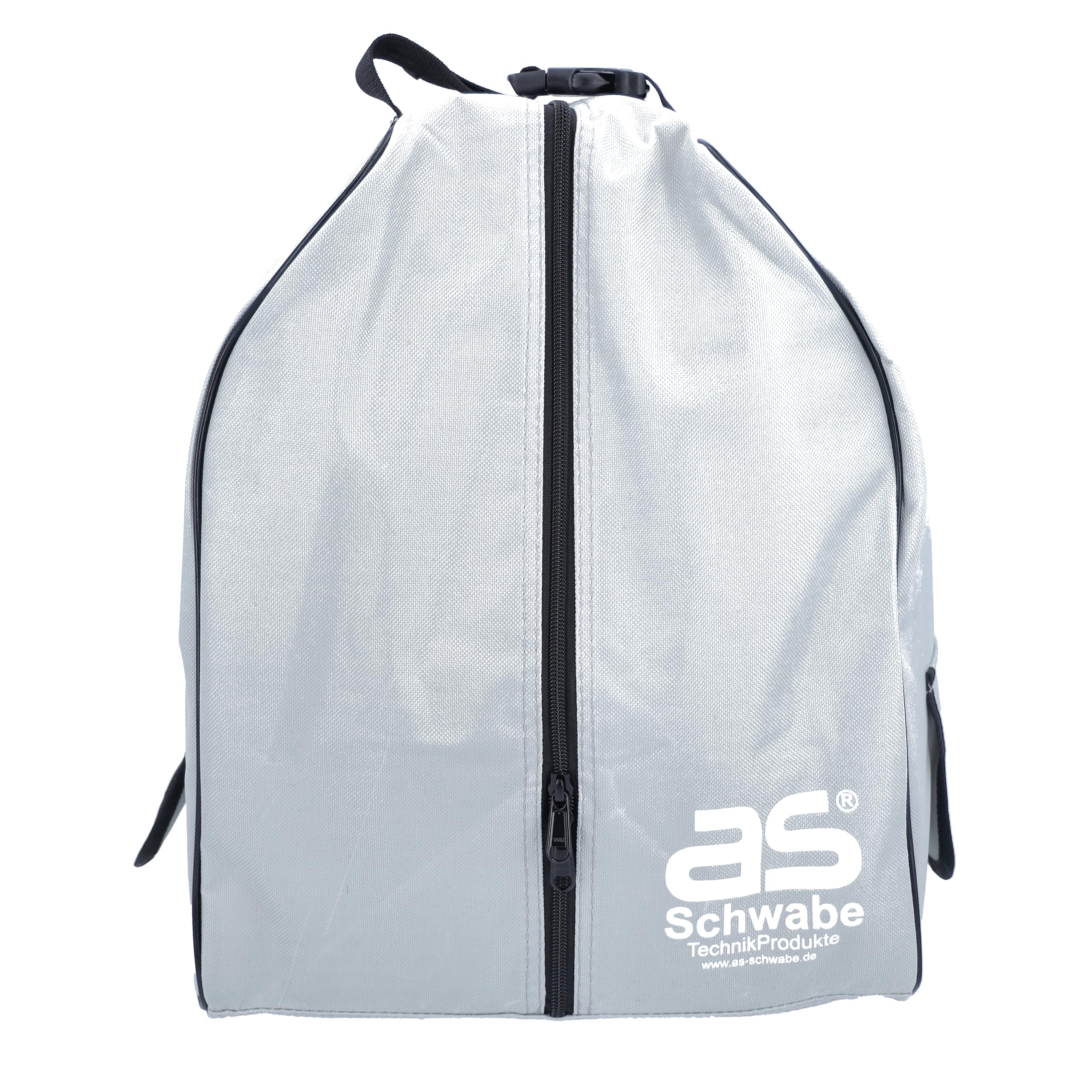 as - Schwabe Outdoor Kabeltrommeltasche 39 x 33 x 21 cm – Allwettertaugliche Schutztasche mit 2x vorgestanzten Kabelöffnungen – Schutz vor Regen und Schmutz – Ideal für Camping Baustelle - Grau, 12279