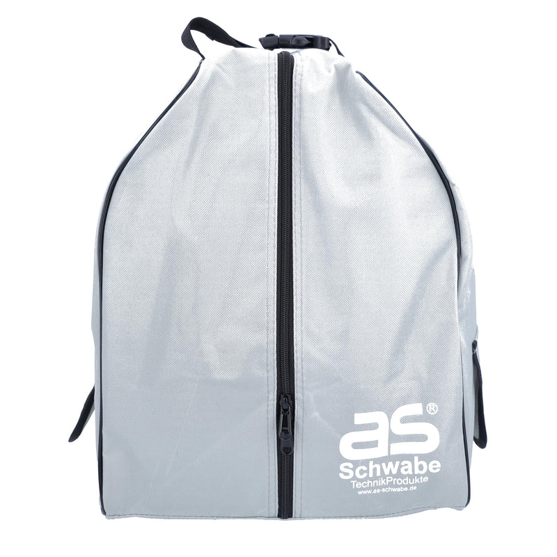 as - Schwabe Outdoor Kabeltrommeltasche 39 x 33 x 21 cm – Allwettertaugliche Schutztasche mit 2x vorgestanzten Kabelöffnungen – Schutz vor Regen und Schmutz – Ideal für Camping Baustelle - Grau, 12279
