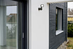Brennenstuhl Batterie LED Strahler LUFOS/Kabelloser LED Außen-Strahler mit Batterie und Bewegungsmelder (mit 8 Marken LEDs, 440 Lumen, für außen IP44, mit zusätzlicher Funktionseinstellung)
