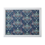 Creative Tops Floral Print Lap Tablett mit Kissen, Sitzsack gepolstert, tragbarer Lap Desk, Schreibtisch Laptop Tablett 44cm x 34cm x 6cm